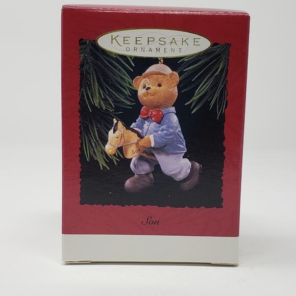 1996 hallmark Son Handcrafted Keepsake Holiday Christmas ornament. - Picture 6 of 7